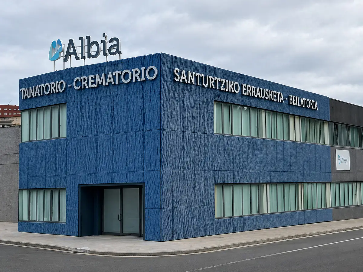 Fachada del Tanatorio Ntra. Sra. de Begoña de Santurtzi